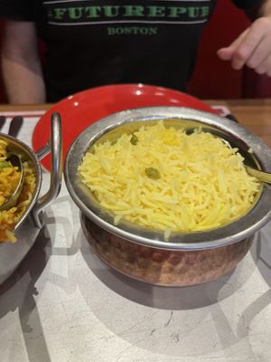 Rice  at Samrat Indian Restaurant in Amsterdam