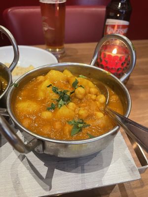 Channa aloo  at Samrat Indian Restaurant in Amsterdam