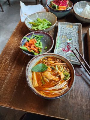 Kimchi soup at Caphe HOA 1 in Berlin