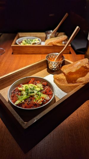 Salsa with avocado and chips at Food Cellar in Reykjavik