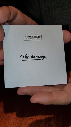 "" at Food Cellar in Reykjavik