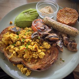 Vegan big breakfastt  at Stand By Me in Canberra