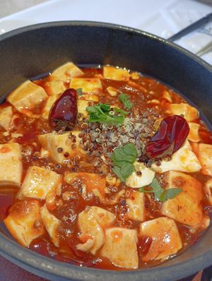 mapo tofu at Haiyuexuan Healthy Vegetarian Restaurant -  店海悦轩健康素食餐厅 in Zhongshan