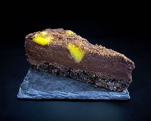 Chocolate & Orange cake (vegan and gluten free) at Caloroso Pizza - Plaistow in East London