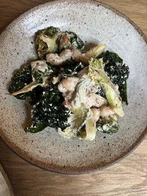 butter beans with veggies  at Fach Bistro in Bratislava