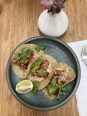 Tasty tacos!  at Fach Bistro in Bratislava