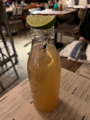 Ginger bear which was great and I loved the bottle  at Turtle Bay in Birmingham