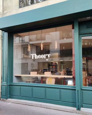 Facade at Theory in Levallois-perret