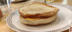 Grilled cheese at Theory in Levallois-perret