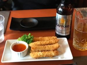 tofu tempura at Marpha Sushi & Nepali Kitchen in Bruges