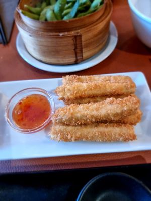 Tofu tempura at Marpha Sushi & Nepali Kitchen in Bruges