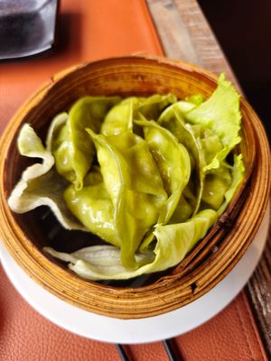 Veggie gyoza at Marpha Sushi & Nepali Kitchen in Bruges