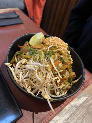 Vegan pad Thai  at Marpha Sushi & Nepali Kitchen in Bruges