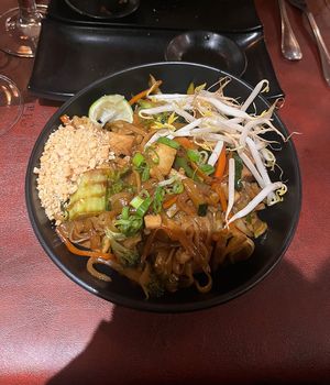 pad thai  at Marpha Sushi & Nepali Kitchen in Bruges
