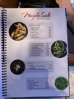   at Marpha Sushi & Nepali Kitchen in Bruges