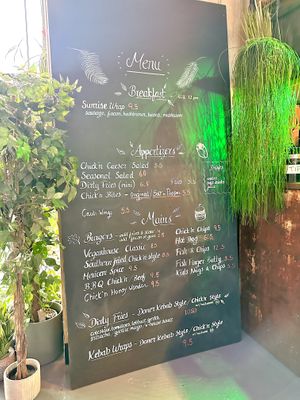 Menu  at Vegan House in Chester
