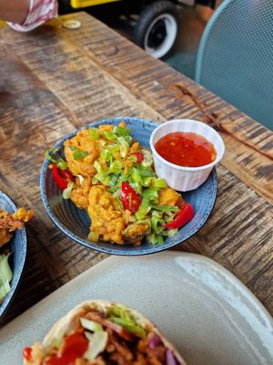 Salt and pepper bites at Vegan House in Chester