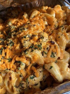 Mac and cheese  at Pi Vegan Pizzeria in Seattle