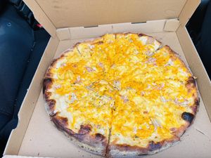 Magic Mac Vegan Pizza  at Pi Vegan Pizzeria in Seattle