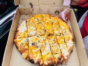 Deluxe Cheesy Bread  at Pi Vegan Pizzeria in Seattle