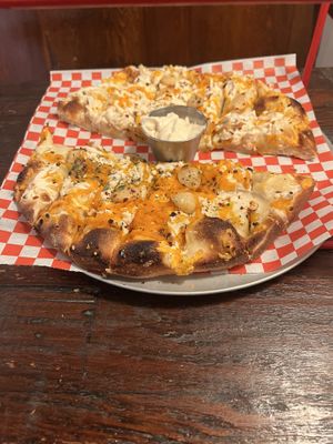 So cheesy and delicious at Pi Vegan Pizzeria in Seattle