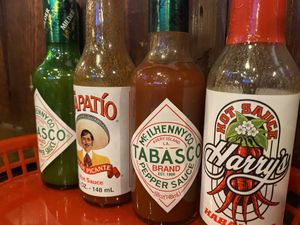 Yes! We want hot sauce!  at Pi Vegan Pizzeria in Seattle