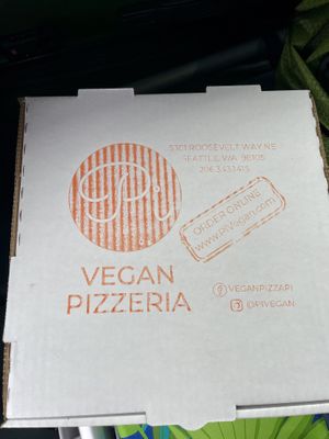 Box  at Pi Vegan Pizzeria in Seattle