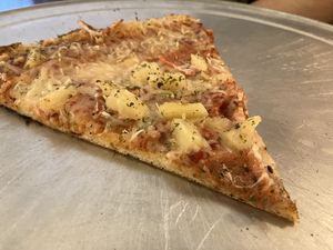 Hawaiian style  at Pi Vegan Pizzeria in Seattle