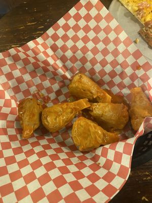 Buffalo wings  at Pi Vegan Pizzeria in Seattle