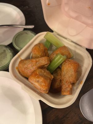 Buffalo Drumsticks   at Pi Vegan Pizzeria in Seattle