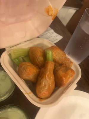 wings   at Pi Vegan Pizzeria in Seattle