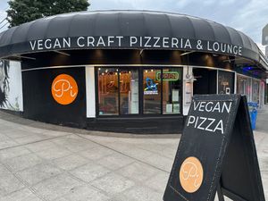 The restaurant at Pi Vegan Pizzeria in Seattle