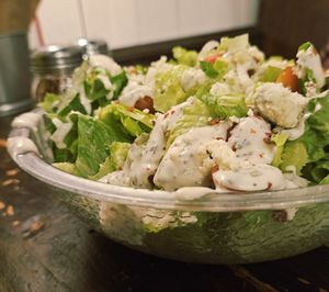 Bac'n Blue Chopped Salad at Pi Vegan Pizzeria in Seattle