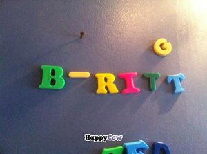 They had magnetic walls! at Pi Vegan Pizzeria in Seattle