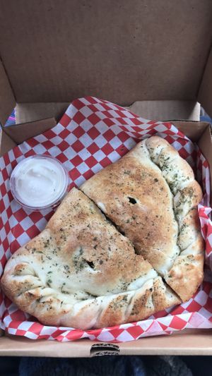 Calzone at Pi Vegan Pizzeria in Seattle