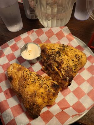 Aloha Calzone at Pi Vegan Pizzeria in Seattle