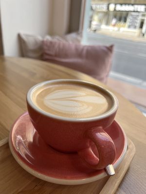 chai latte  at Share Sweet and Espresso Bar in Prague