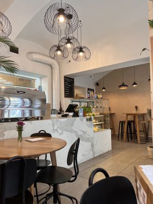 brunchin  at Share Sweet and Espresso Bar in Prague