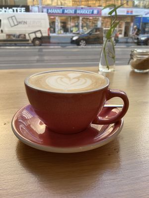 Chai latte   at Share Sweet and Espresso Bar in Prague