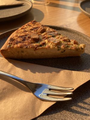 Quiche - recommended!  at Share Sweet and Espresso Bar in Prague