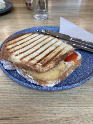 Caesar sandwich   at Share Sweet and Espresso Bar in Prague