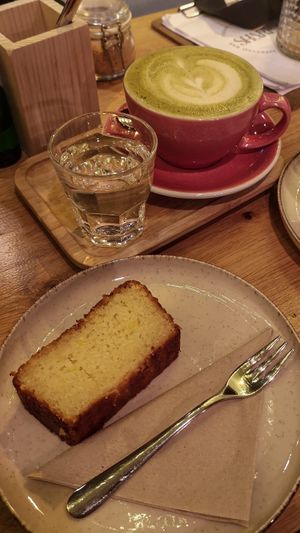 Lemon bread at Share Sweet and Espresso Bar in Prague
