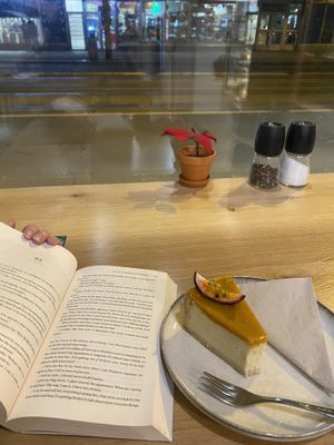 Decent cheesecake but wouldn’t go recommending it   at Share Sweet and Espresso Bar in Prague