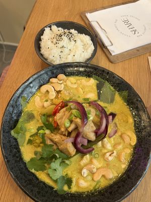 Curry (it is not the best one in my life, but for a coffee place is it acceptable..)  at Share Sweet and Espresso Bar in Prague