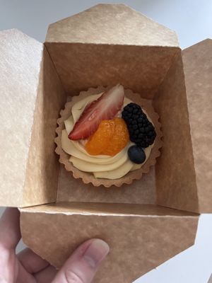 Fruit cupcake  at Share Sweet and Espresso Bar in Prague