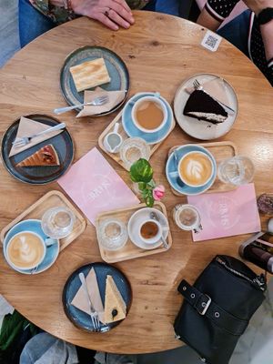 my happy place at Share Sweet and Espresso Bar in Prague