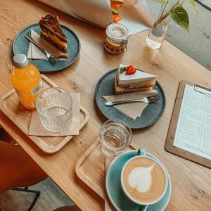 best vegan cakes in Prague at Share Sweet and Espresso Bar in Prague