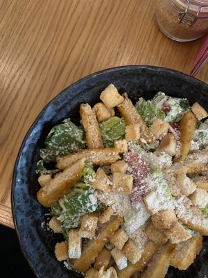 Cesar salad   at Share Sweet and Espresso Bar in Prague