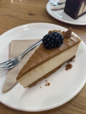 Lotus cheese cake   at Share Sweet and Espresso Bar in Prague