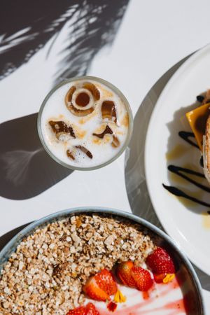 Iced cappuccino is love   at Share Sweet and Espresso Bar in Prague